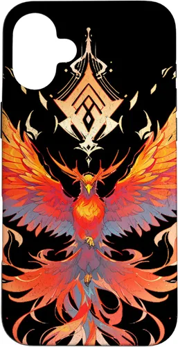 Vista 22 de iPhone 16 Rising Phoenix Fire Fenix - Símbolo de renacimiento y fuerza caso