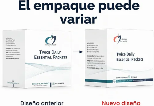 Vista 5 de Designs for Health Paquetes multivitamínicos esenciales dos veces al día