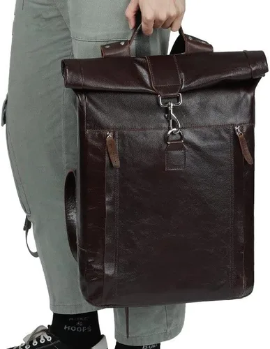 Vista 3 de FZZDP - Mochila para hombre, mochila de ocio al aire libre, mochila de moda para computadora