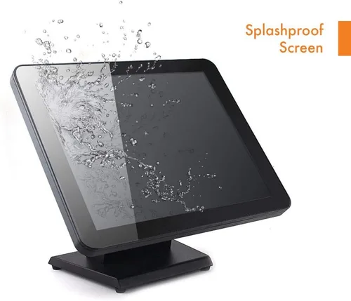 Vista 5 de Angel POS Monitor multi-táctil retroiluminado capacitivo LED de 17 pulgadas, pantalla táctil plana verdadera del diseño sin fisuras, VGA