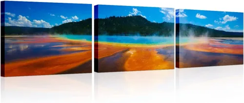 Vista 18 de TUMOVO Austin Skyline - Arte de pared con vista panorámica de la colina de Texas Hill Country impresiones sobre lienzo, 5 piezas de pinturas