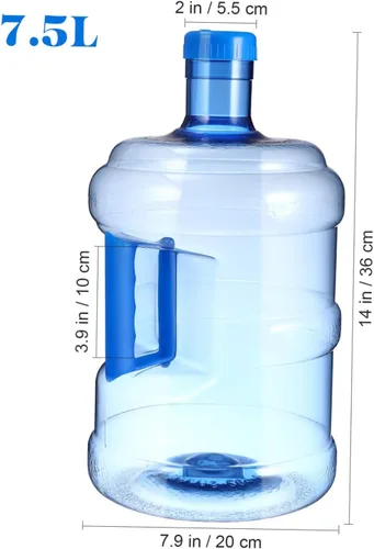 Vista 2 de NOLITOY Contenedores de almacenamiento de agua de 2.0 galones, jarra de agua para camping, tanque de agua portátil de 7.5 litros para picnic al aire
