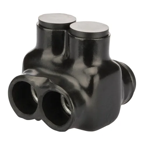 Vista 11 de Polaris - Conector aislado gris para conductor de cobre flexible de filamento fino, rango de cables 1-10 AWG y 2-10 AWG, 2 puertos, hexagonal