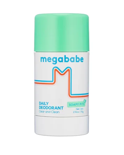 Vista 9 de Megababe Beachy Pits - Desodorante diario, aroma fresco, 2.6 onzas, barra