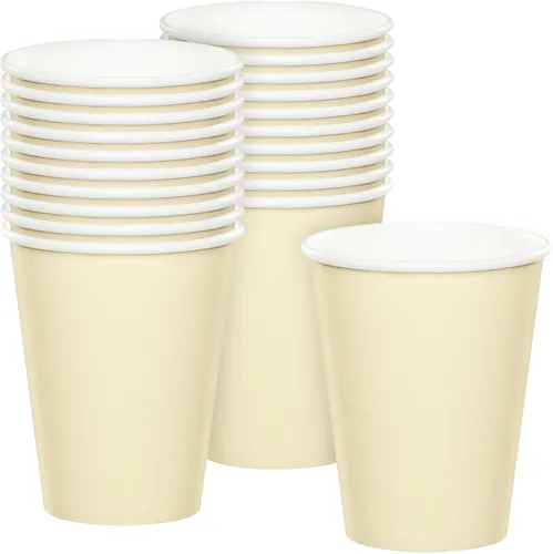 Vista 11 de Vibrantes vasos de papel morados (paquete de 20) – 9 onzas – Perfecto para fiestas, reuniones, picnics y uso doméstico