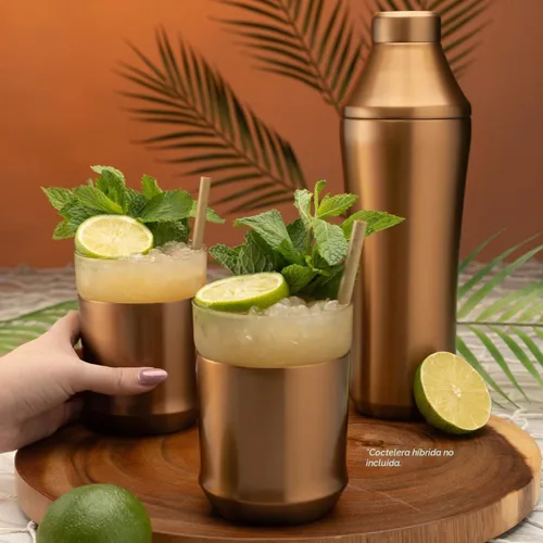 Vista 6 de Elevated Craft Hybrid Rocks vidrio, cobre, aislado al vacío, 12 oz