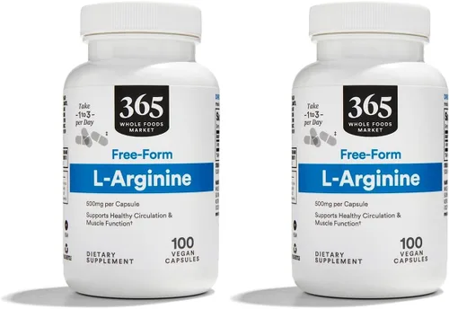 Vista 5 de Whole Foods Market, L Arginina 500Mg 100 Cápsulas Vegetales