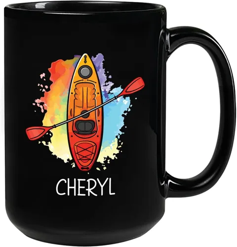 Vista 22 de Taza de café de fútbol americano con nombre personalizado, regalo de fútbol personalizado, porcelana negra 11oz y 15oz