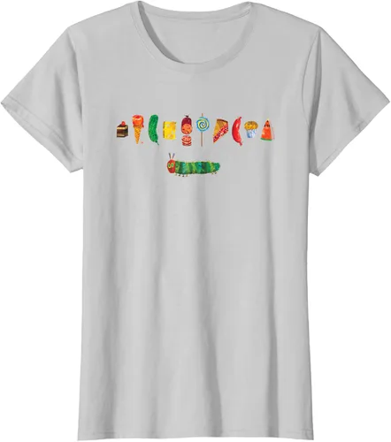 Vista 15 de Camiseta infantil The Very Hungry Caterpillar Feast Negro