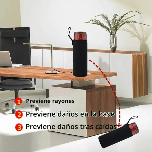 Vista 3 de Funda para botella de agua de 25 onzas, funda de neopreno aislada para botella de agua, soporte para botella de agua, funda de bolsa de 25.4 fl oz