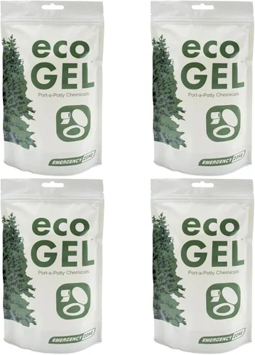 Vista 8 de Emergency Zone Eco Gel Port-a-Potty Chemicals - Polvo desodorizante y gelificante de residuos líquidos