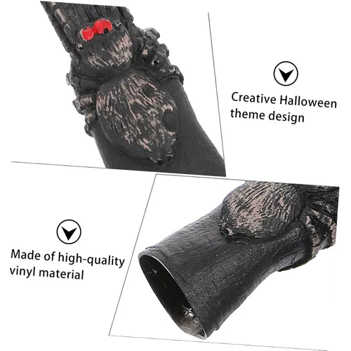 Vista 8 de Uñas falsas espeluznantes para Halloween, bruja, para fiesta de cosplay aterradora