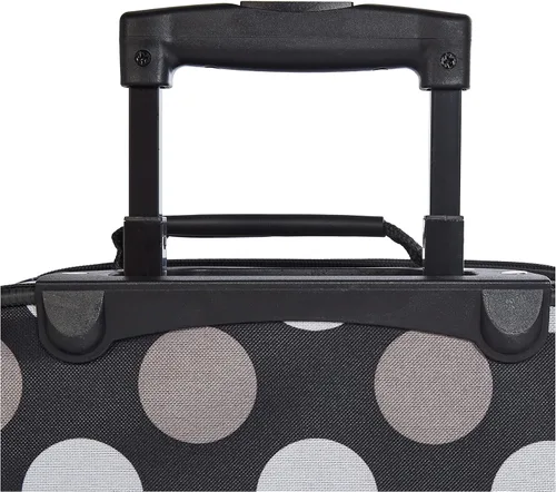 Vista 4 de Rockland, juego de equipaje de dos piezas, negro, (New Black Dot)), F102-NEWBLKDOT