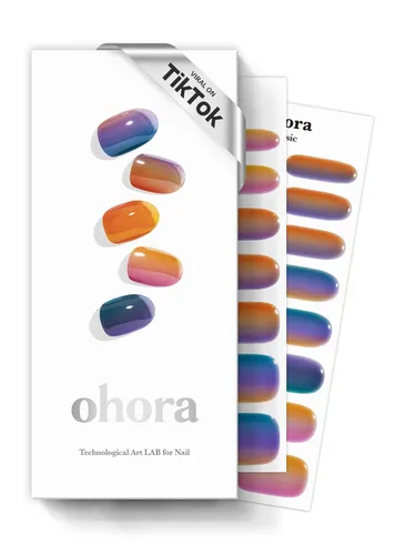 Vista 14 de ohora Tiras de uñas de gel semicuradas Rojo, Sólido N Addict N Adicto
