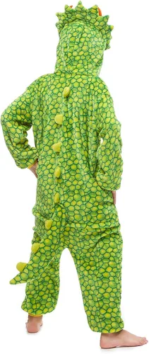 Vista 6 de CASABACO Disfraz de dinosaurio para adultos, pijama de una sola pieza