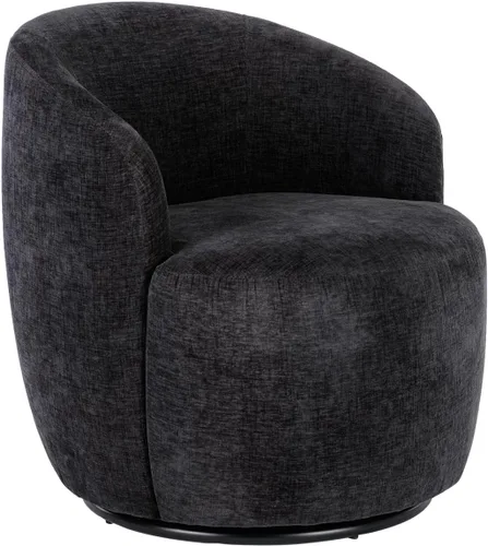 Vista 8 de Wrofly Juego de 2 sillas giratorias de barril de 360 grados, silla decorativa giratoria Boucle de 360 grados, sillón redondo tapizado de chenilla