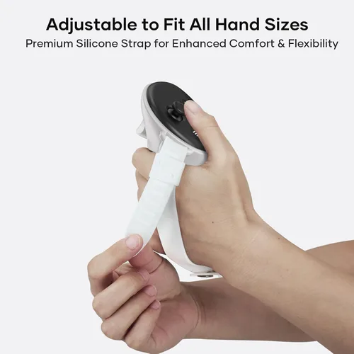Vista 7 de X-SUPER HOME Magnetic Controller Grip Compatible for Meta Quest 3 VR Accessories Ergonomic Extended Design Easy Installation Enhanced Comfort