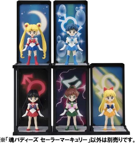 Vista 3 de Bandai Tamashii Nations Buddies Mercury "Sailor Moon" figura de acción, multicolor (BAN92039)