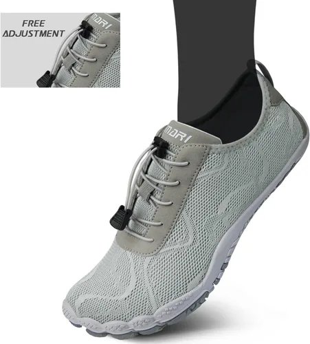 Vista 5 de SIMARI WP005 - Zapatos acuáticos unisex, deportes acuáticos, sensación descalza, de secado rápido, para playa, natación, yoga, surf, piscina
