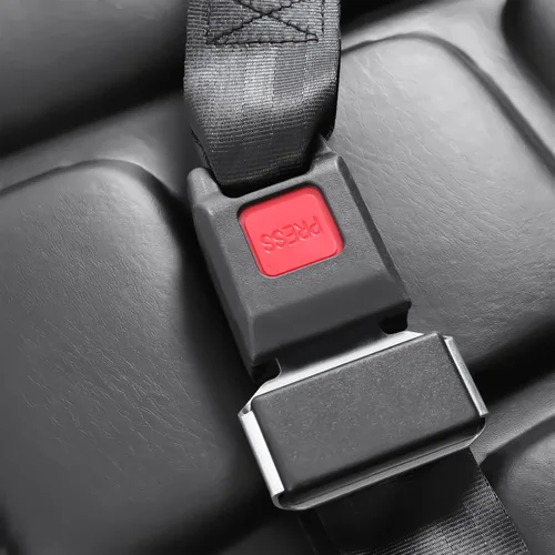Vista 6 de Asiento de carretilla elevadora ajustable universal con cinturón de seguridad, asiento trasero de tractor de ángulo ajustable para tractor