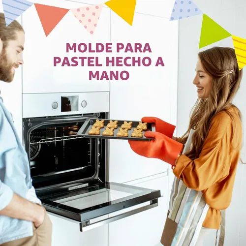 Vista 6 de SiliFine 4 paquetes de moldes de silicona de Pascua, moldes de conejo, moldes de chocolate, moldes para hornear conejos, bandejas de silicona