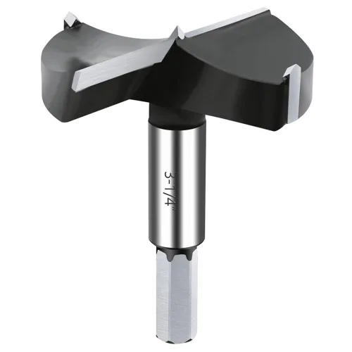 Vista 17 de Broca Forstner de carburo de 1/4 pulgada, broca Forstner con punta de carburo de 6 mm para madera dura, juego de sierras de perforación para madera