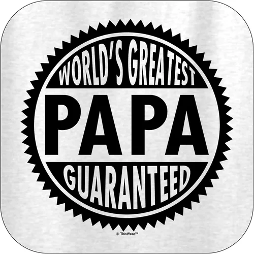 Vista 3 de World's Greatest Papa Guaranteed - Sudadera de manga larga con cuello redondo Fresno