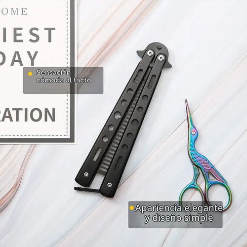 Vista 6 de Peines de práctica plegables de acero inoxidable, 2 piezas, herramientas