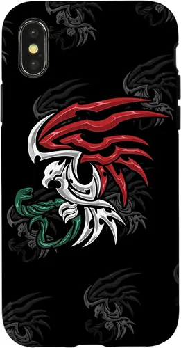 Vista 5 de Bandera de México - Funda estilo tribal del escudo de armas mexicano para iPhone 17
