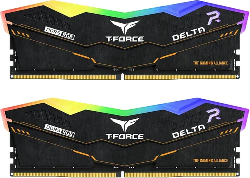 Vista 10 de TEAMGROUP T-Force Delta RGB DDR5 Ram 64GB (2x32GB) 6000MHz CL38 Intel XMP 3.0 y AMD Expo Módulo de memoria de escritorio compatible Blanco