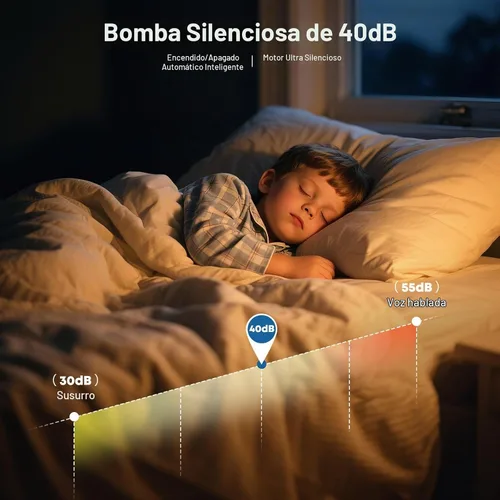 Vista 3 de CrestWave Potente bomba de fregadero de 300 W con 3 entradas de agua