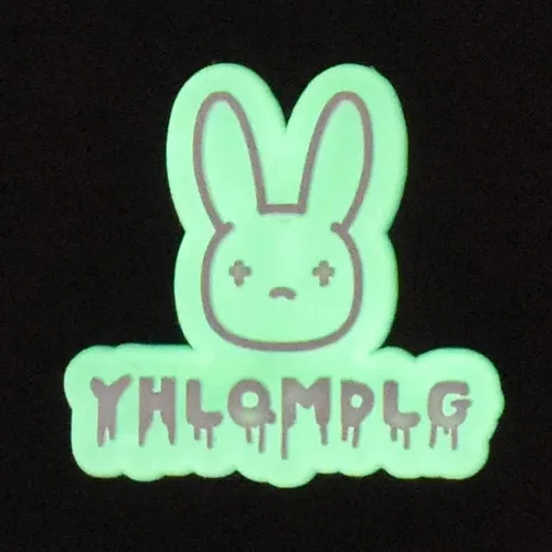 Vista 6 de Juego de 8 dijes para decoración de zapatos, pulsera de BUNNY que brillan en la oscuridad, regalos de fiesta, niños, niñas, hombres y mujeres, 8