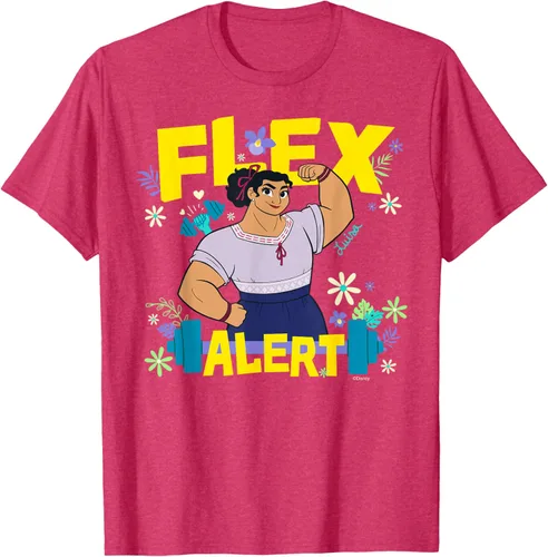 Vista 26 de Disney Encanto Luisa Madrigal Flex Alert Camiseta, Negro