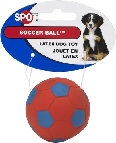 Vista 3 de Ethical Pet - Pelota de fútbol de látex para perros (juego de 3)