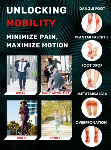 Vista 5 de Plantillas para fascitis plantar de más de 220 libras, soporte de arco alto, inserciones ortopédicas de arco fuerte, botas y zapatos de trabajo