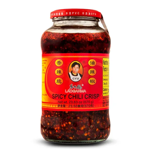 Vista 11 de Lao Gan Ma Chili Frito en Aceite – 730g (25.75 oz) Auténtico Chile Crujiente Chino Condimento Picante y Sabroso para Fideos, Arroz, Salteados