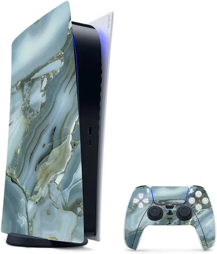 Vista 58 de MightySkins - Skin para juegos para PS5 / Playstation 5 Bundle – Mármol ámbar Envoltura protectora de vid Fácil de aplicar y cambiar