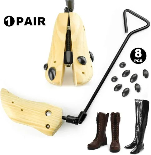 Vista 5 de Botas de madera para hombre y mujer, para botas vaqueras, para botas de senderismo, botas de trabajo