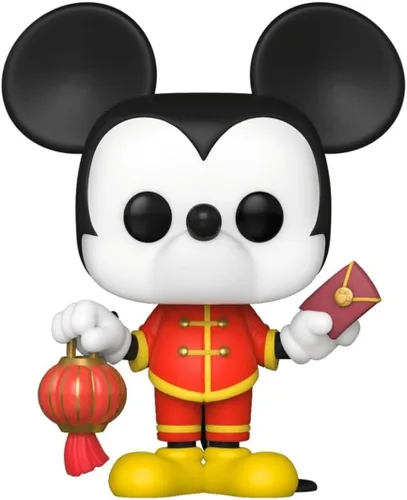 Vista 2 de Funko Pop! Disney: 2020 Year of the Mouse - Figura de vinilo exclusiva de Mickey Mouse Asia #737