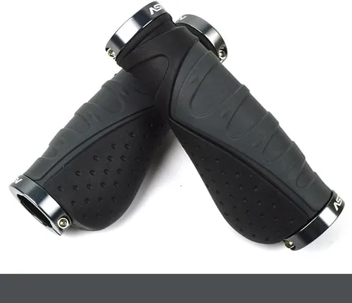 Vista 6 de Manillar de bicicleta Grips Riding Vice Handle Aleación de aluminio Vice Manillar Equipos Mountain Bike Manillar Accesorios de bicicleta
