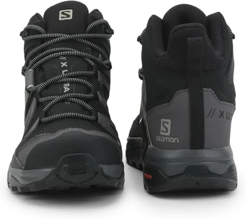 Vista 5 de Salomon Botas de senderismo X Ultra 4 Mid Gore-tex para hombre Gris Negro M