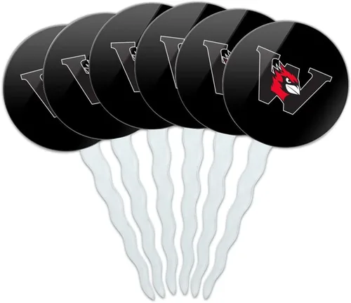 Vista 117 de Abilene Christian - Juego de 6 palillos para cupcakes con logotipo secundario
