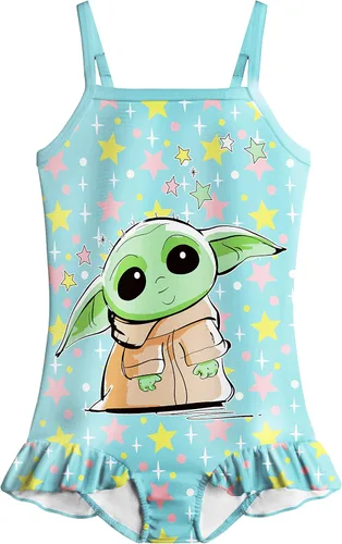 Vista 2 de NOBUKU Traje de baño para niño deportivo de 1 pieza, traje de baño The Mandalorian The Child Boy para 3-10 años