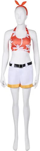 Vista 6 de Disfraz de capa de cosplay de Yuffie Kisaragi para Halloween FF7 Moogle