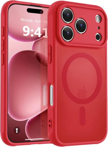 Vista 104 de MOCCA - Funda magnética resistente para iPhone XR de 6.1 pulgadas, compatible con MagSafe, funda con protección contra caídas de grado militar