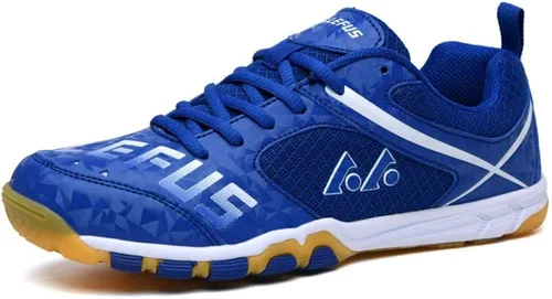 Vista 2 de Zapatos deportivos ligeros de cancha para interiores y hombres, transpirables, para pickleball, bádminton, tenis de mesa