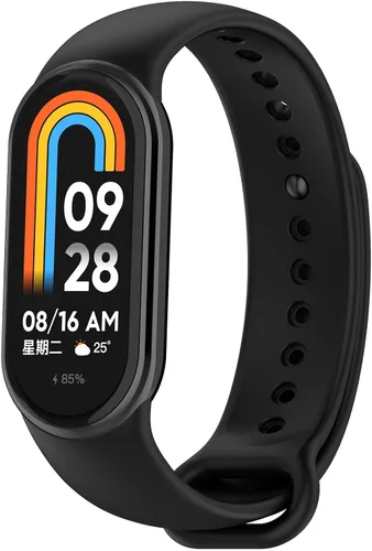 Vista 4 de LOKEKE Compatible con Xiaomi Band 8 Correa de repuesto - Correa de silicona de repuesto compatible con Xiaomi Band 8 (pines de acero inoxidable)