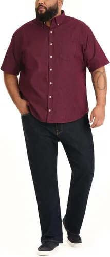 Vista 3 de Van Heusen Men's Big and Tall Wrinkle Free Short Sleeve Button Down Check Shirt