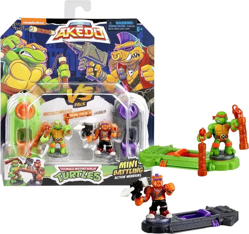 Vista 11 de Legends of Akedo Teenage Mutant Ninja Turtles. Mini guerreros de batalla contra paquete Donatello Vs Baxter Stockman M