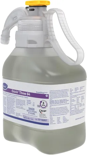 Vista 4 de Oxivir Diversey Three 64 Limpiador desinfectante, SmartDose, 1.4 L
